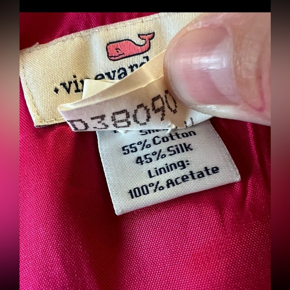 Vineyard Vines Dobby Pink summer dress size 2 - Picture 4 of 10